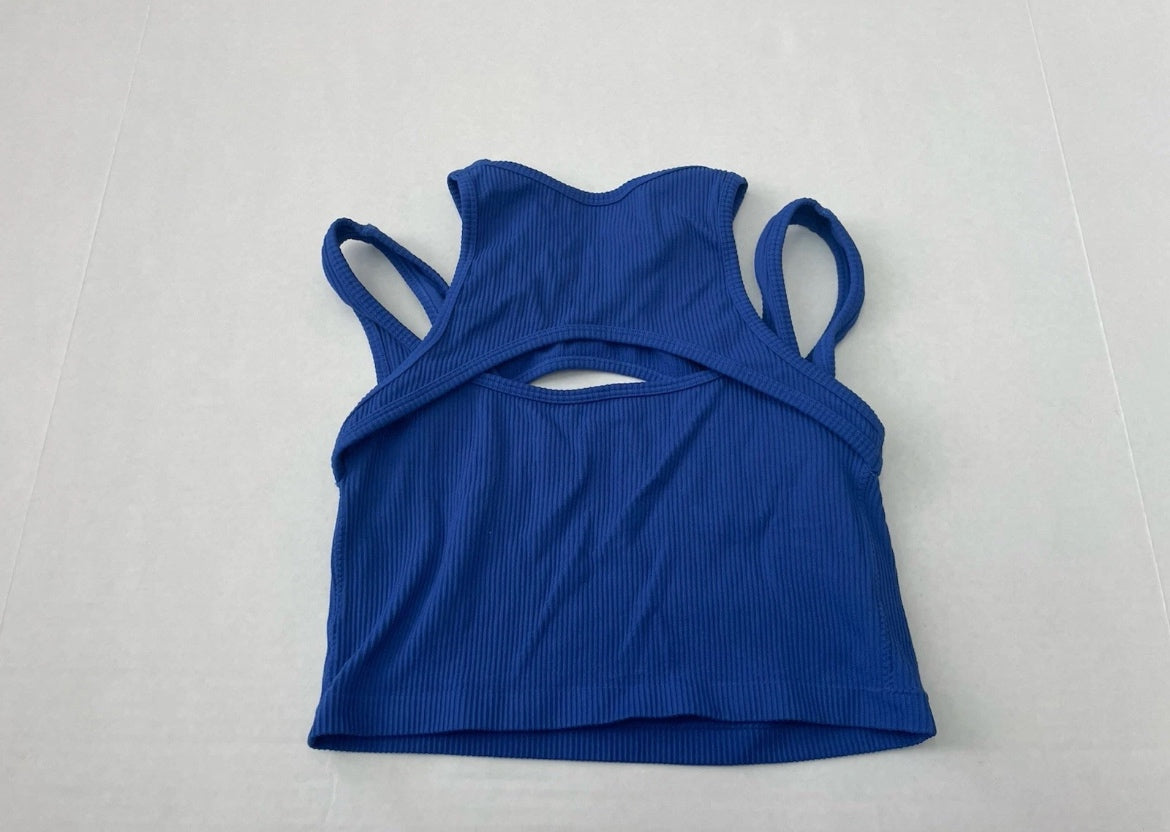 Garage Tank Top Small Blue Nylon