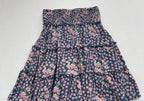 American Eagle Skirt Extra Small Navy blue with pink and green floral pattern Viscose