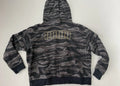 Puma Hoodie Extra Small Gray and Black Camouflage