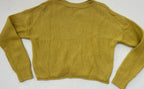 Wild Fable Sweater Small Yellow Knit/Cotton