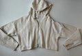LA HEARTS Zip Up Hoodie Extra Small Beige Knitted
