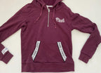 PINK Hoodie Extra Small Burgundy Cotton