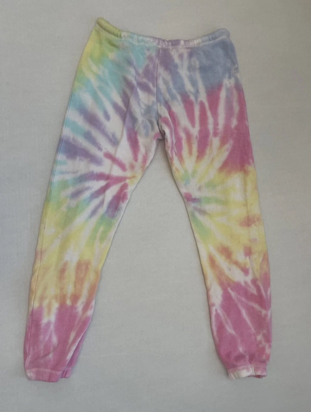 Ocean Drive Sweatpants Small Multicolor (pink, yellow, blue, purple, green) Cotton/Polyester