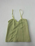Out From Under Tank Top Extra Small Light Green Nylon/Viscose/Elastane