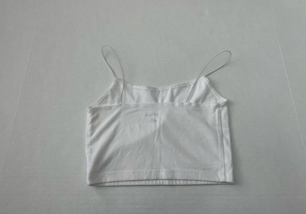 Wild Fable Tank Top Extra Extra Small White Cotton/Polyester