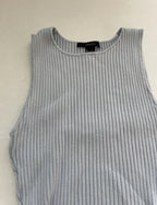 Forever 21 Tank Top Small Light Blue Knitted Fabric