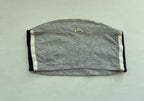 Garage Strapless Top Extra Small Gray Cotton