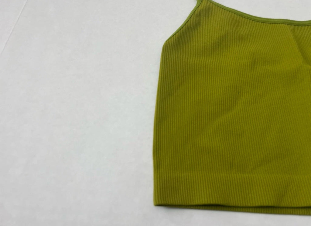 Wild Fable Crop Top Extra Extra Small Olive Green Nylon