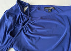 Fashion Nova Slim Mini Dress Small Blue Cotton/Polyester/Nylon/Spandex