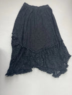 American Eagle Maxi Skirt Extra Small Black Lace/Nylon