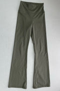 American Eagle Flare Leggings Petite Extra Small Olive Green Polyester