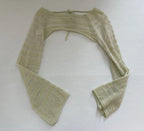 LA Hearts Sweater Small Light Green and Beige Knitted Fabric