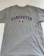 Alstyle T-Shirt Medium Gray Cotton/Polyester