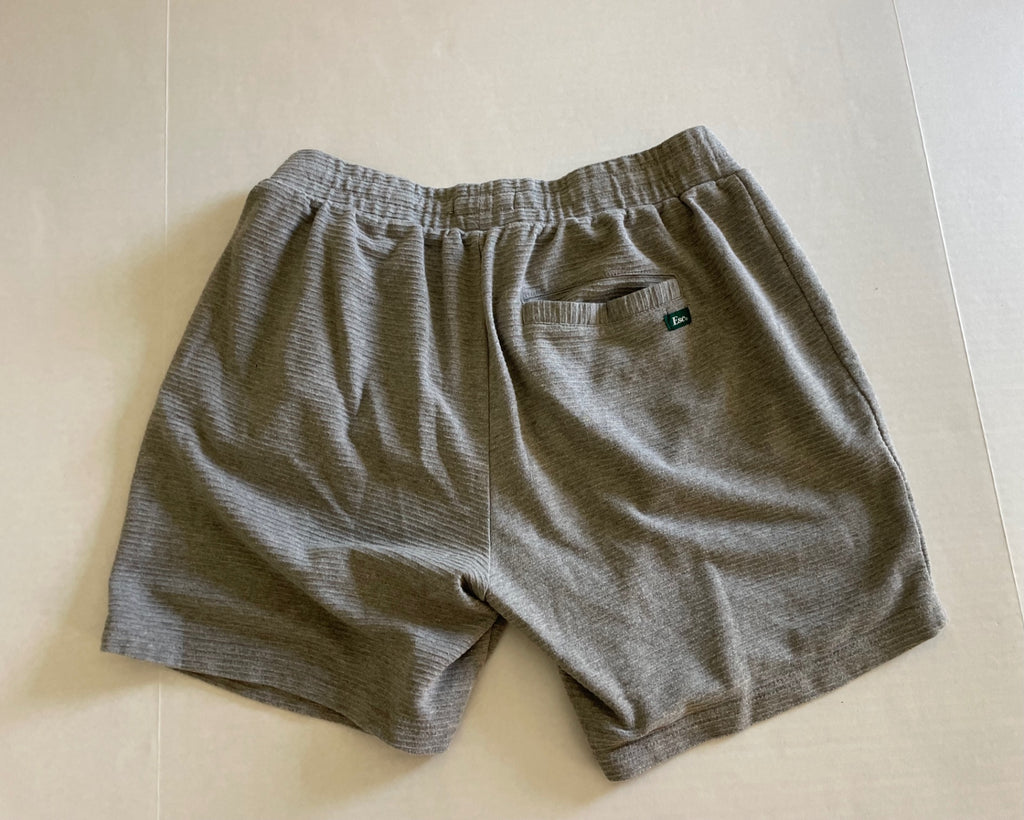 Esc Shorts Medium Gray Cotton and Polyester