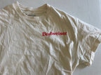 Budweiser Tops Small Cream/Beige Cotton