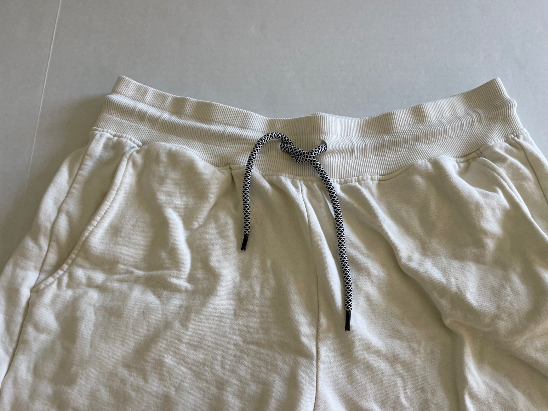 Knickerbocker Shorts Large Cream/Off-whiteCotton, Fleece, Polyester