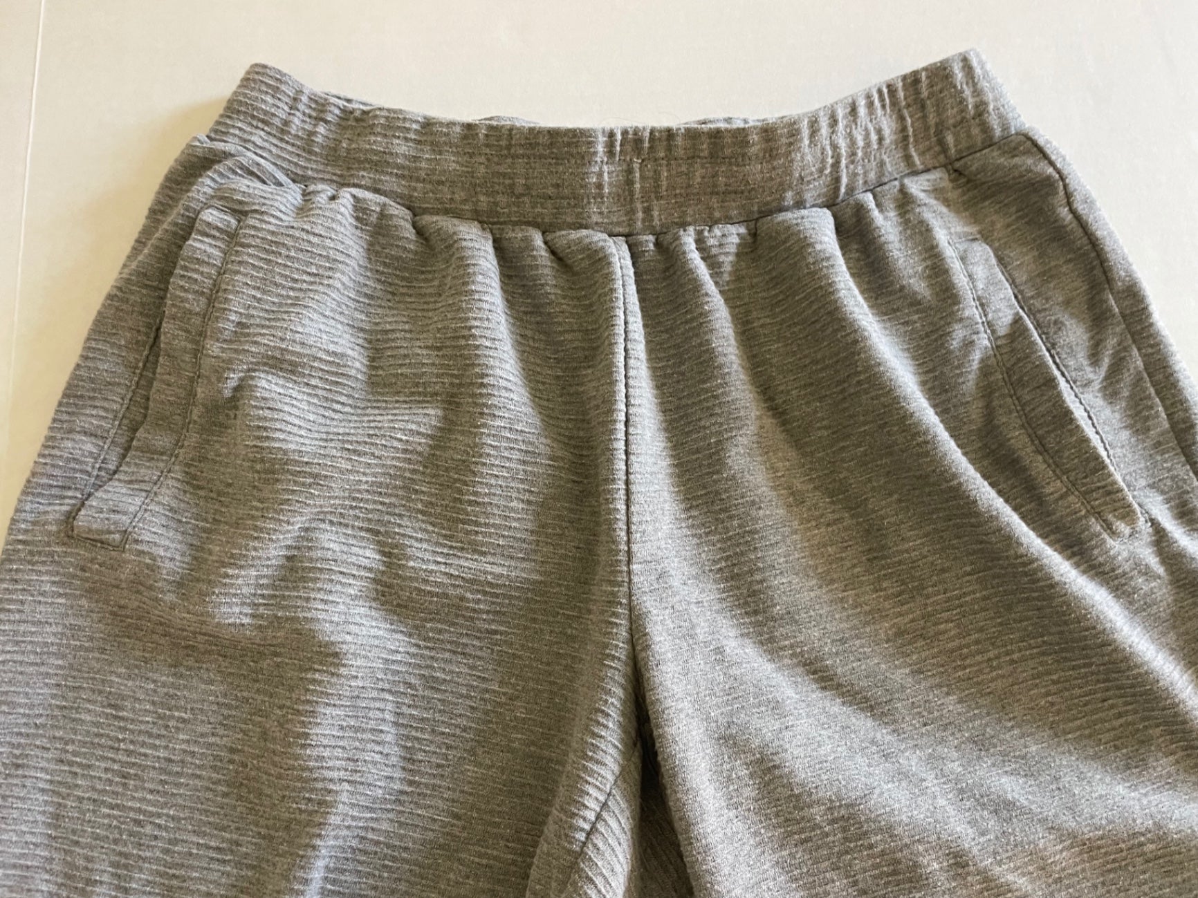 Esc Shorts Medium Gray Cotton and Polyester