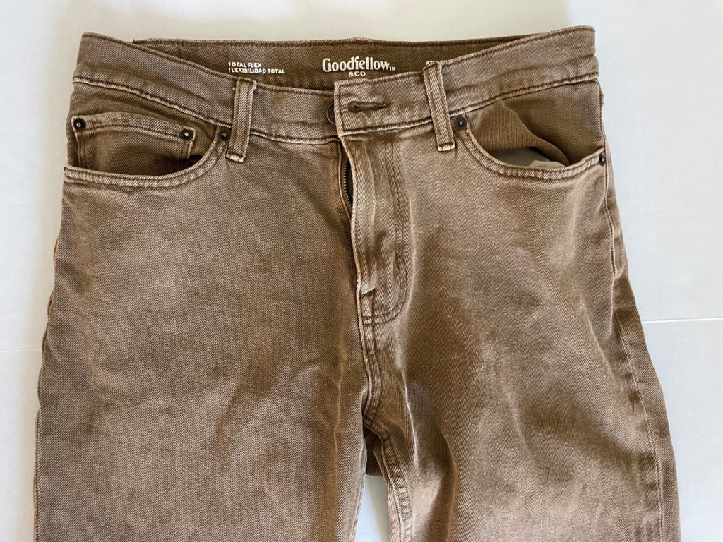 Goodfellow & Co Jeans Brown Denim and Cotton