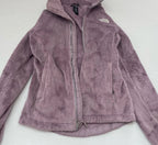 The North Face Zip Up Jacket Extra Small Lavender Faux Fur