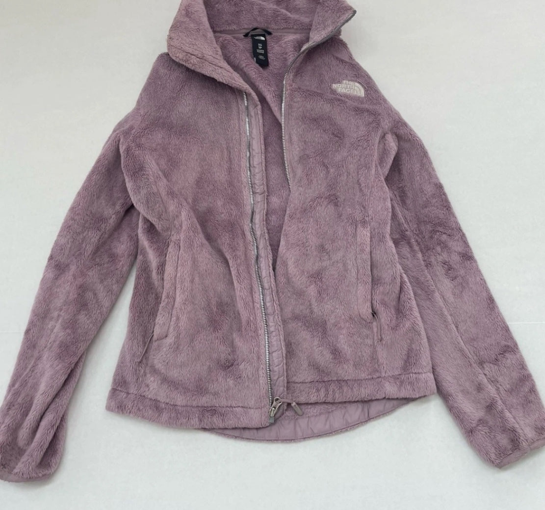 The North Face Zip Up Jacket Extra Small Lavender Faux Fur