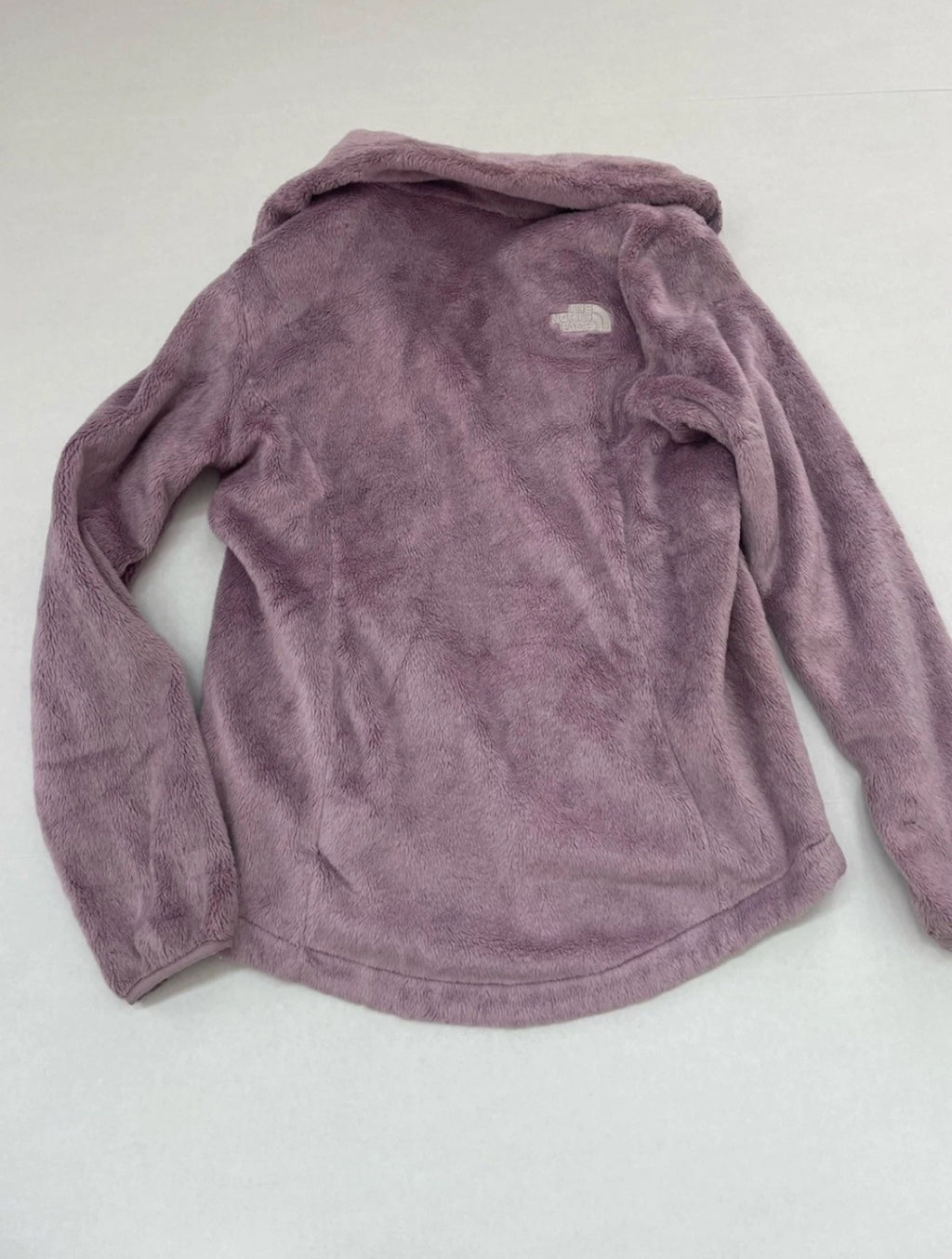 The North Face Zip Up Jacket Extra Small Lavender Faux Fur