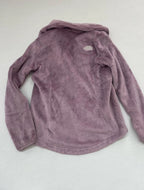 The North Face Zip Up Jacket Extra Small Lavender Faux Fur