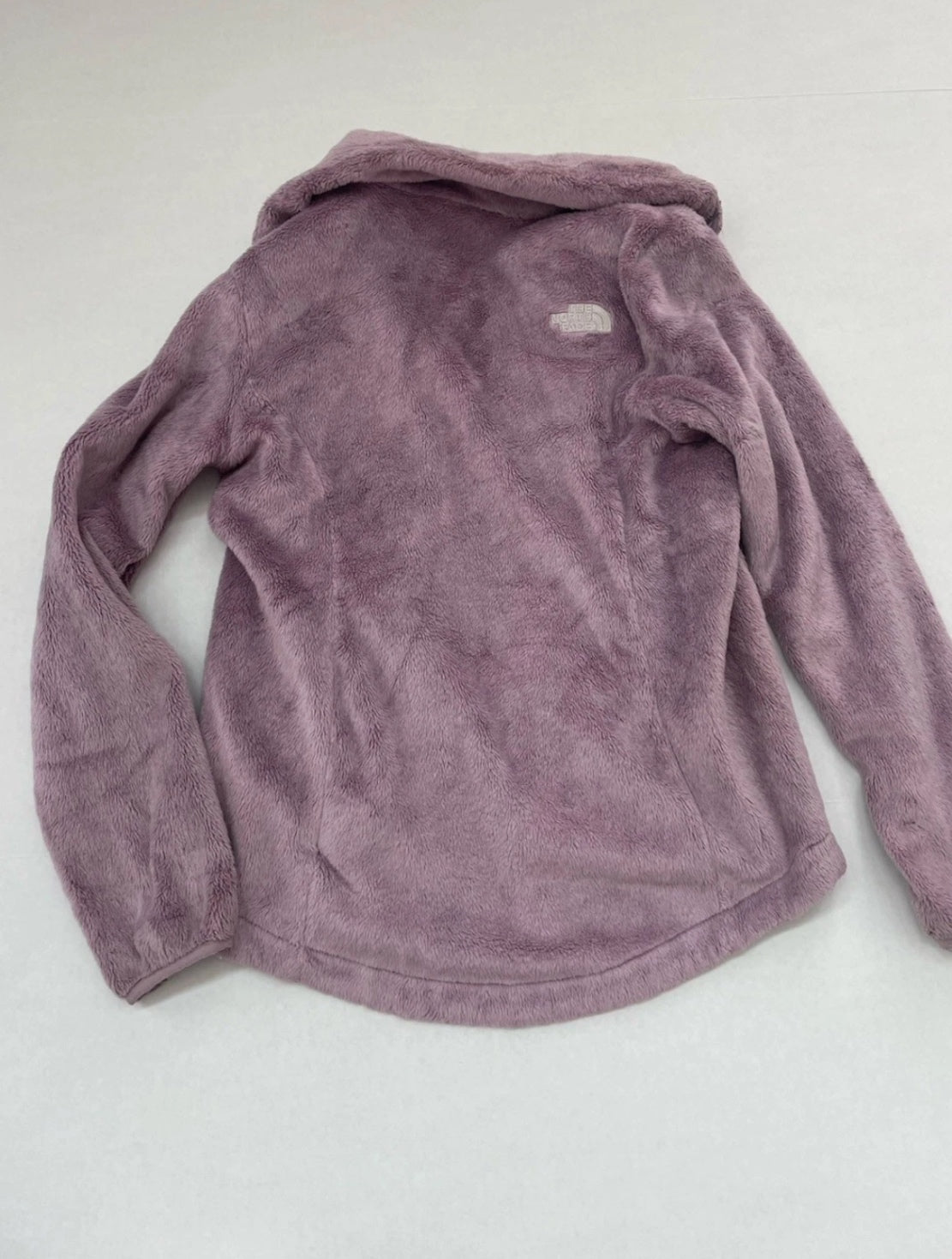 The North Face Zip Up Jacket Extra Small Lavender Faux Fur
