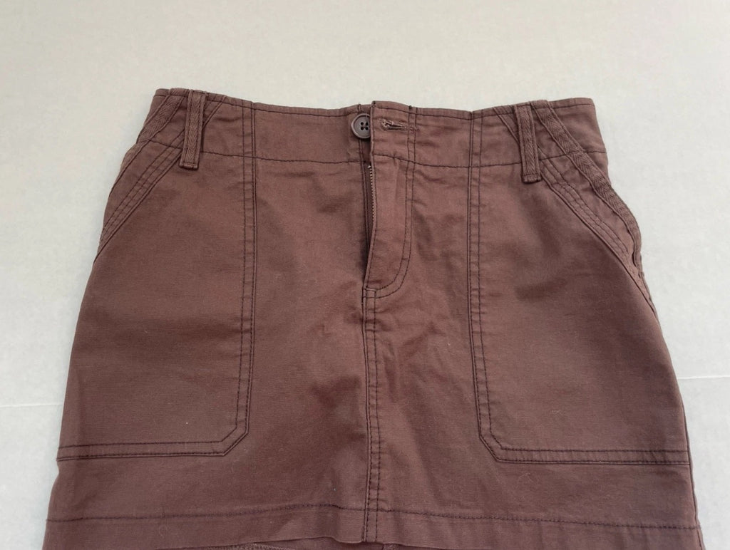 Wild Fable Cargo Skirt Extra Extra Small Brown Cotton