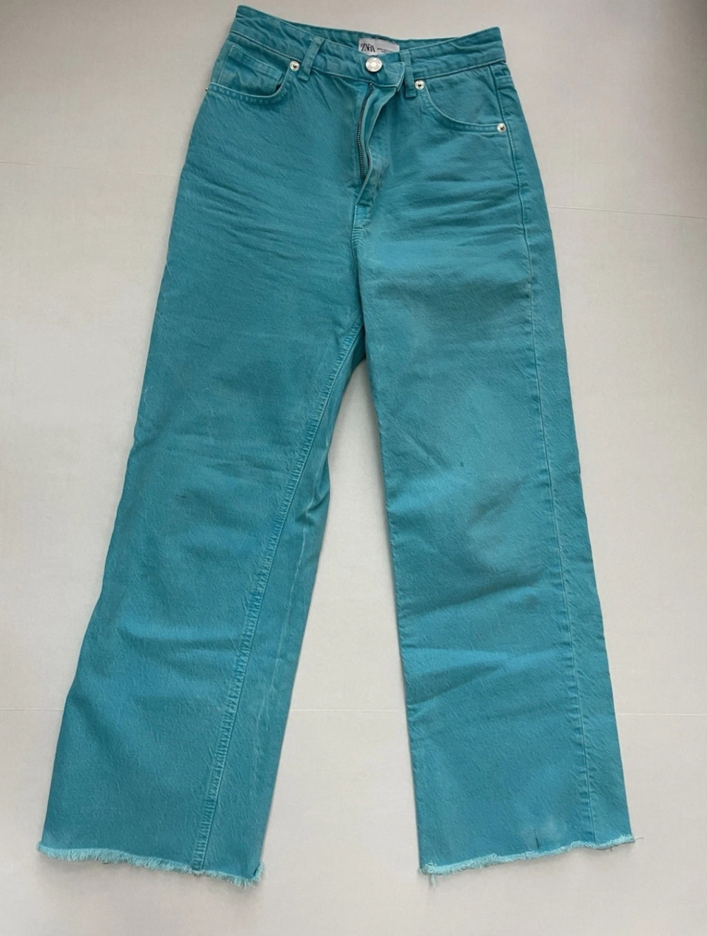 Zara Jeans 2 Turquoise Denim