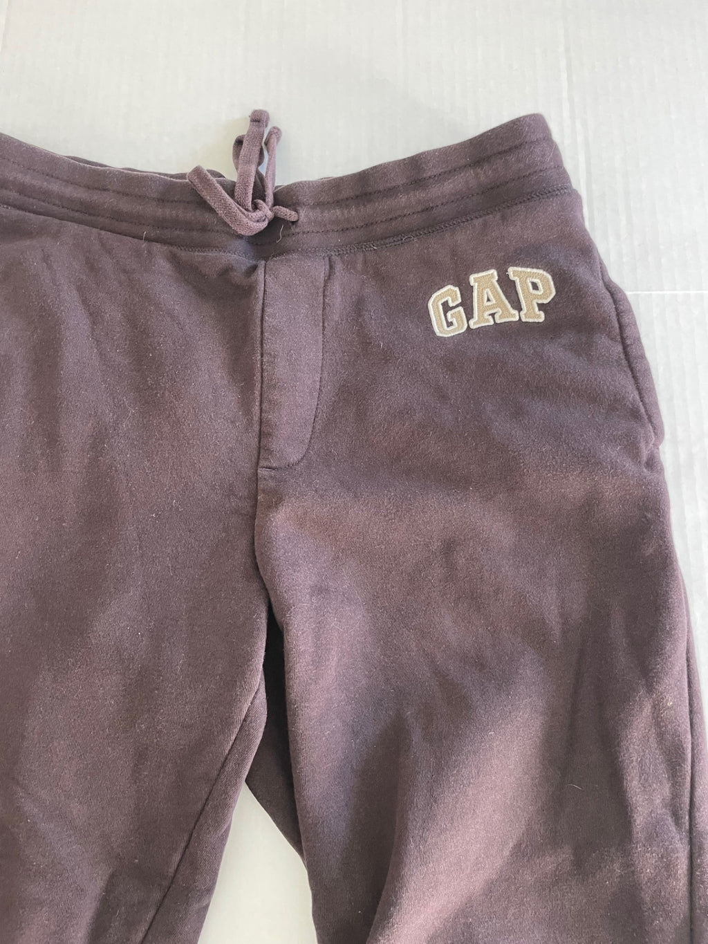 Gap Sweatpants Medium Brown Cotton, polyester, recycled polyester
