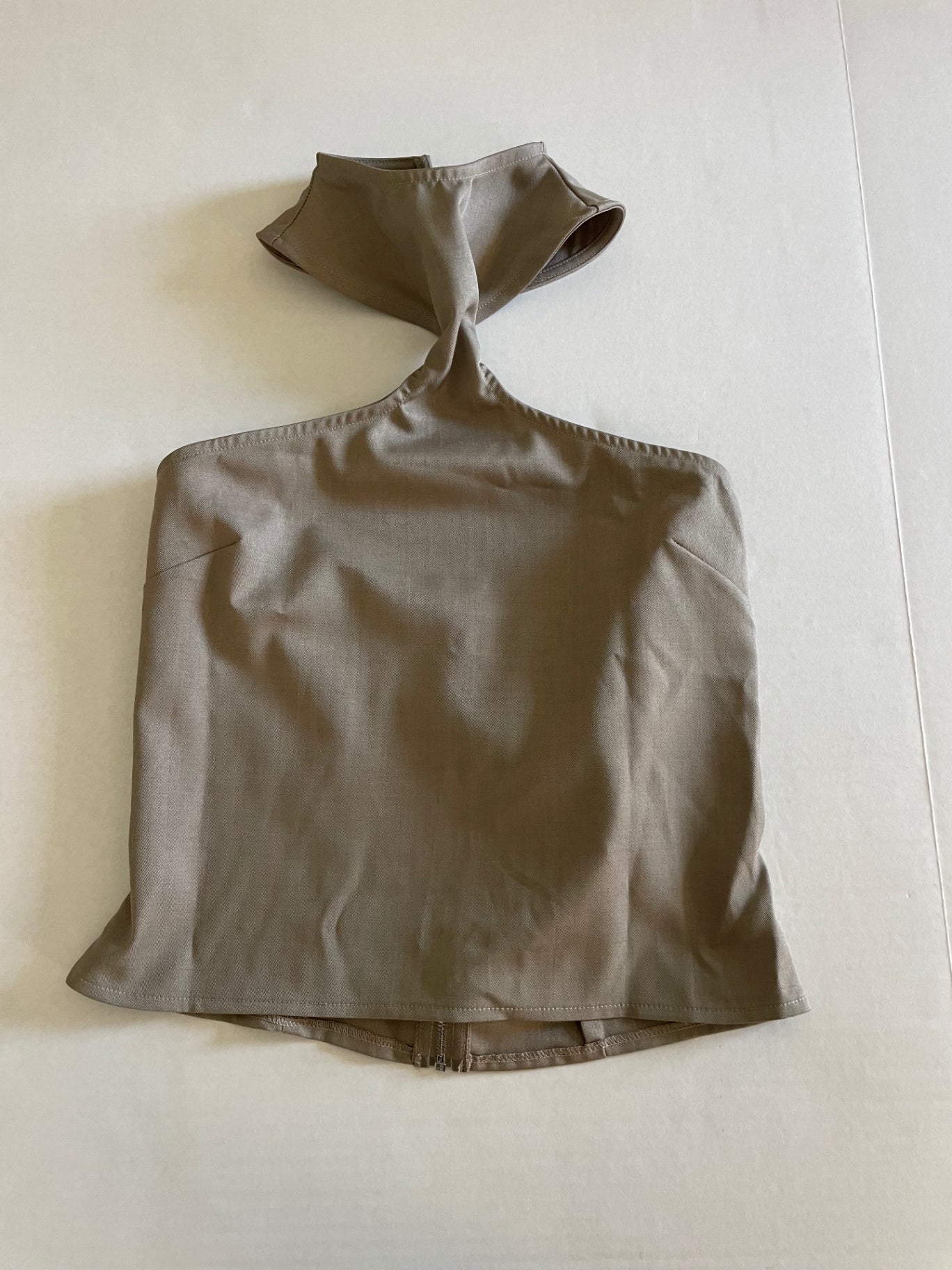 Pretty Little Thing Tops 6 Beige Polyester with Elastane