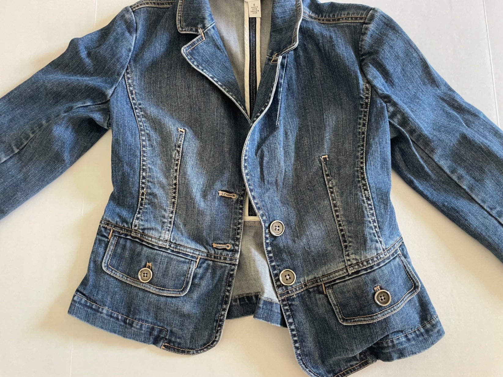 Talbots Jackets/Coats 6 Blue Denim