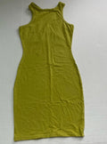 Wild Fable Slip Dress Extra Small Green Cotton Blend