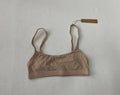 Skims Tops Extra Small Beige Nylon, Polyamide