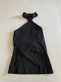 Zara Tops Medium Black Satin-like fabric, Polyester
