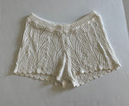 Unknown Shorts Medium White Knitted fabric