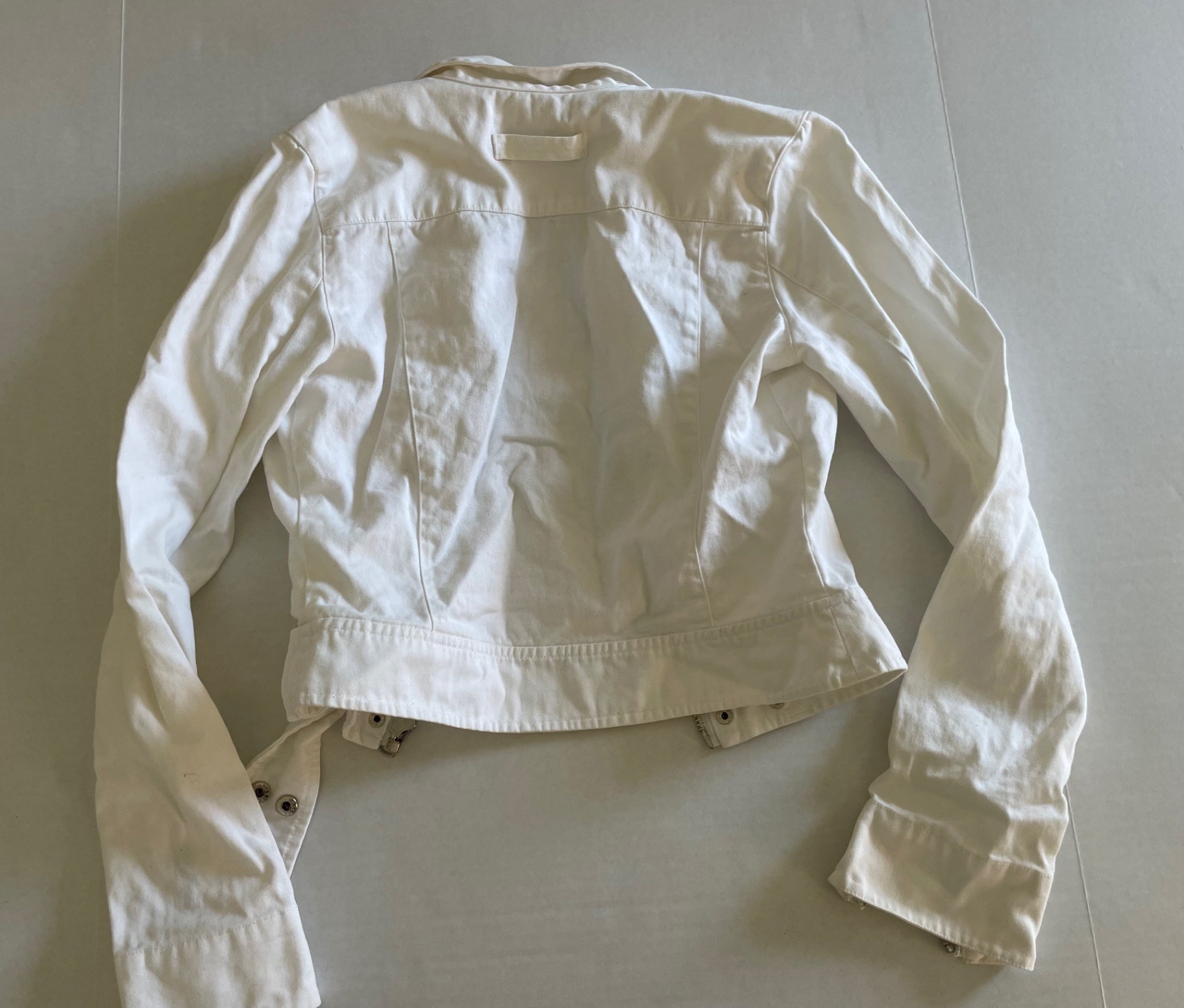 Magri's original design Jackets/Coats Small Cream/White Cotton denim 