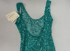 Peppermayo Dresses/Rompers Extra Small Teal Sequin and mesh
