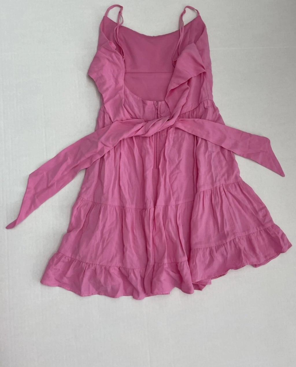 B Darlin Slip Dress 3/4 Pink Cotton