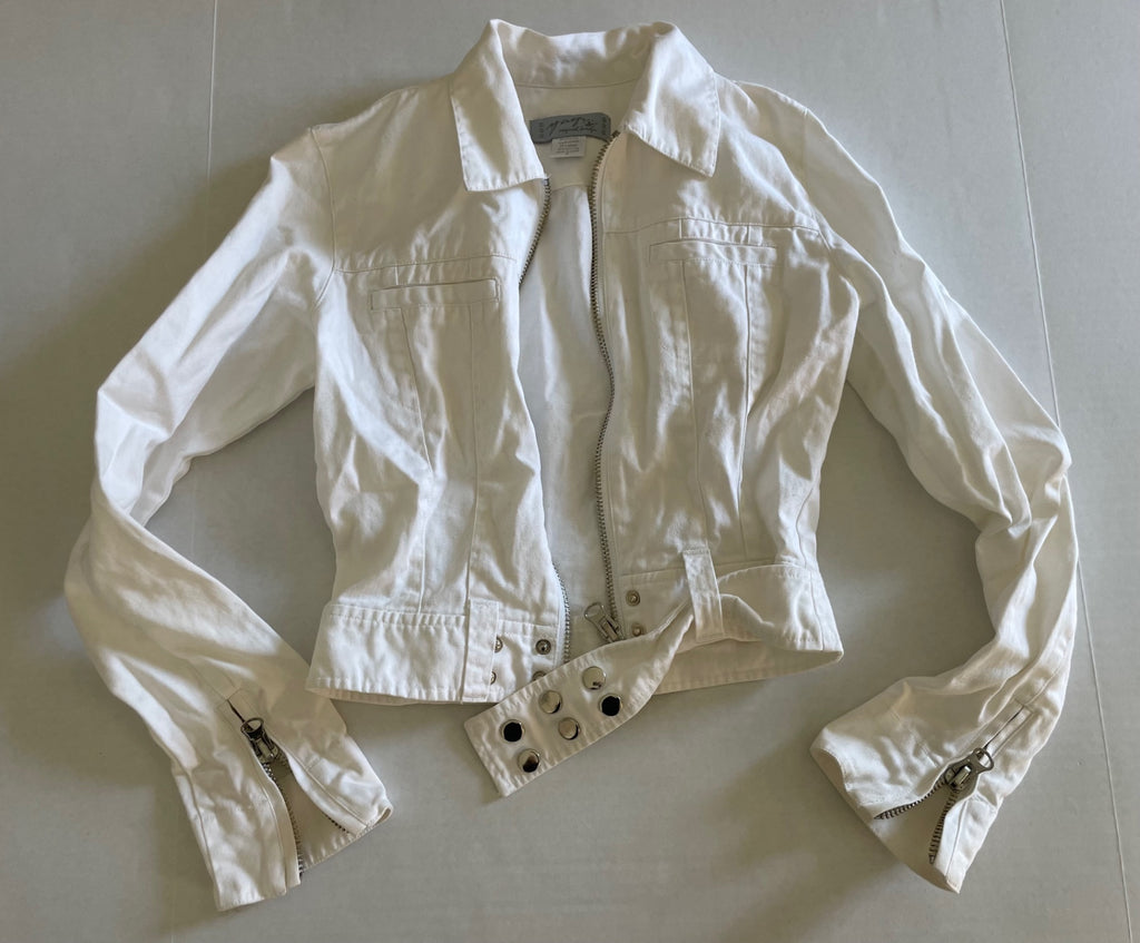 Magri's original design Jackets/Coats Small Cream/White Cotton denim 