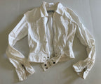 Magri's original design Jackets/Coats Small Cream/White Cotton denim 