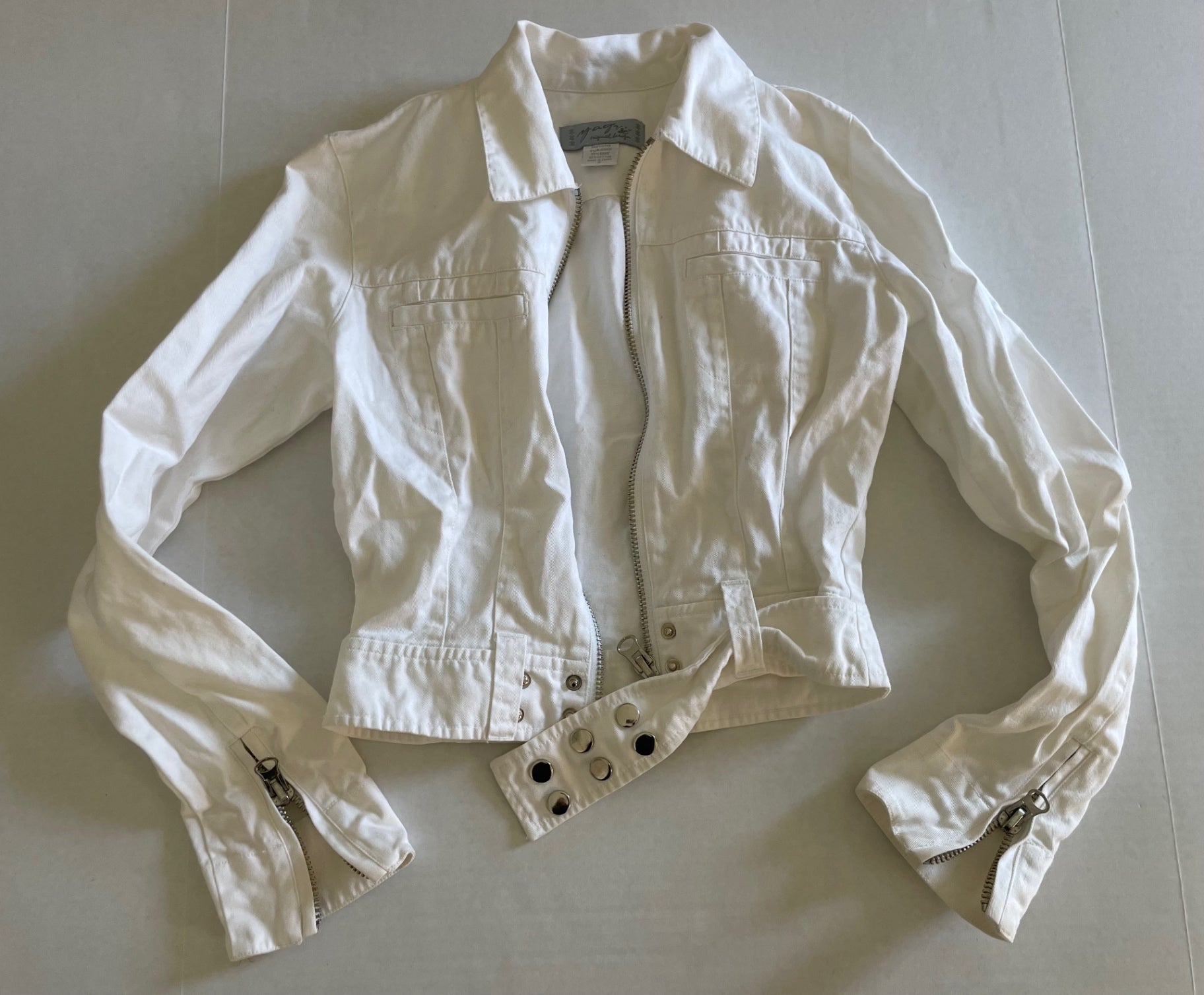 Magri's original design Jackets/Coats Small Cream/White Cotton denim 