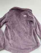 The North Face Zip Up Jacket Extra Small Lavender Faux Fur