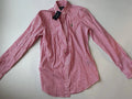 Polo Ralph Lauren Long Sleeve Button Up Top 8 Red and White Stripes Cotton