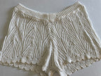 Unknown Shorts Medium White Knitted fabric