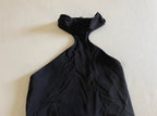 Zara Tops Medium Black Satin-like fabric, Polyester