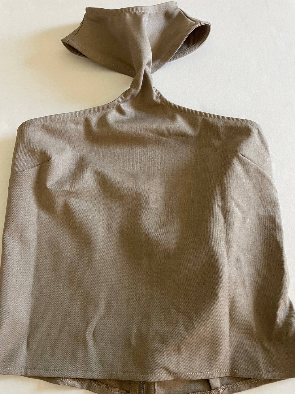 Pretty Little Thing Tops 6 Beige Polyester with Elastane