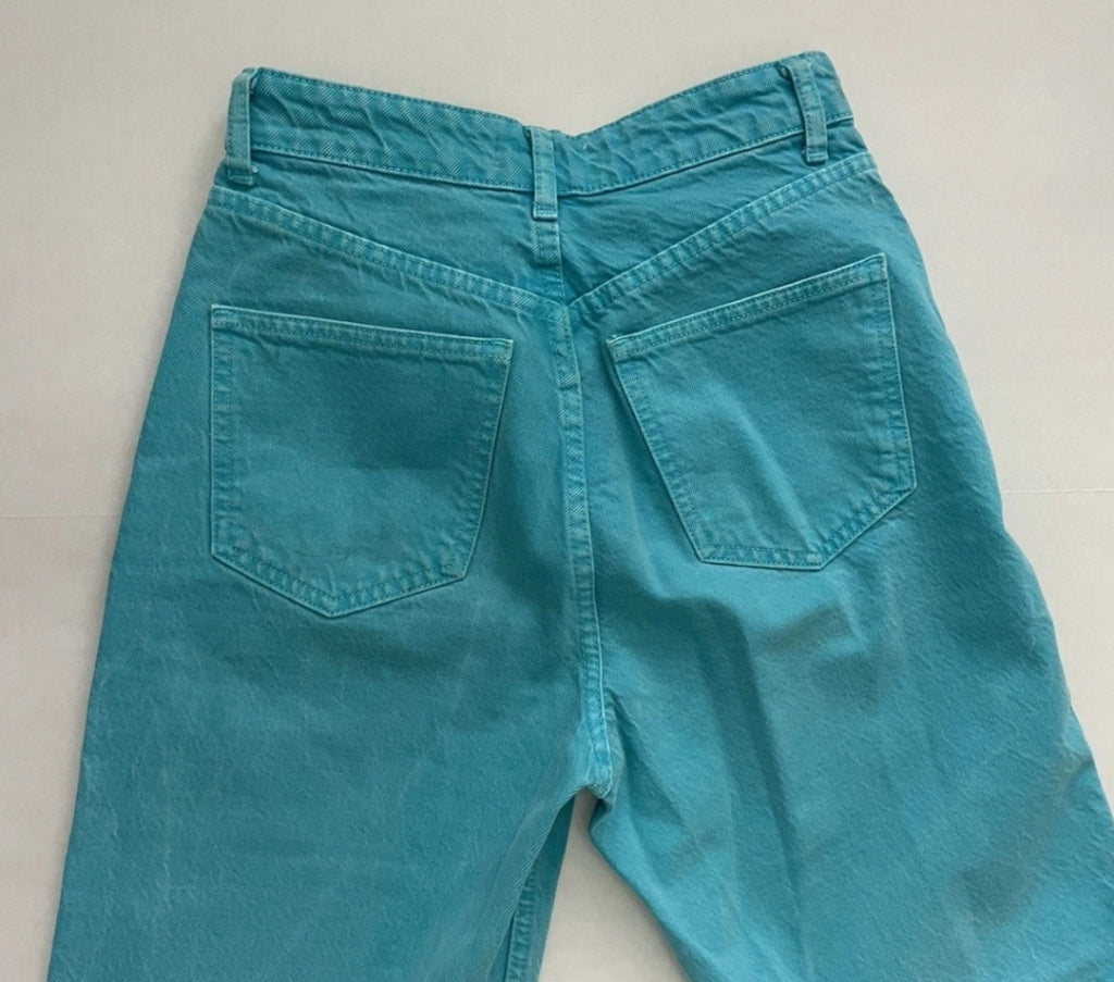 Zara Jeans 2 Turquoise Denim