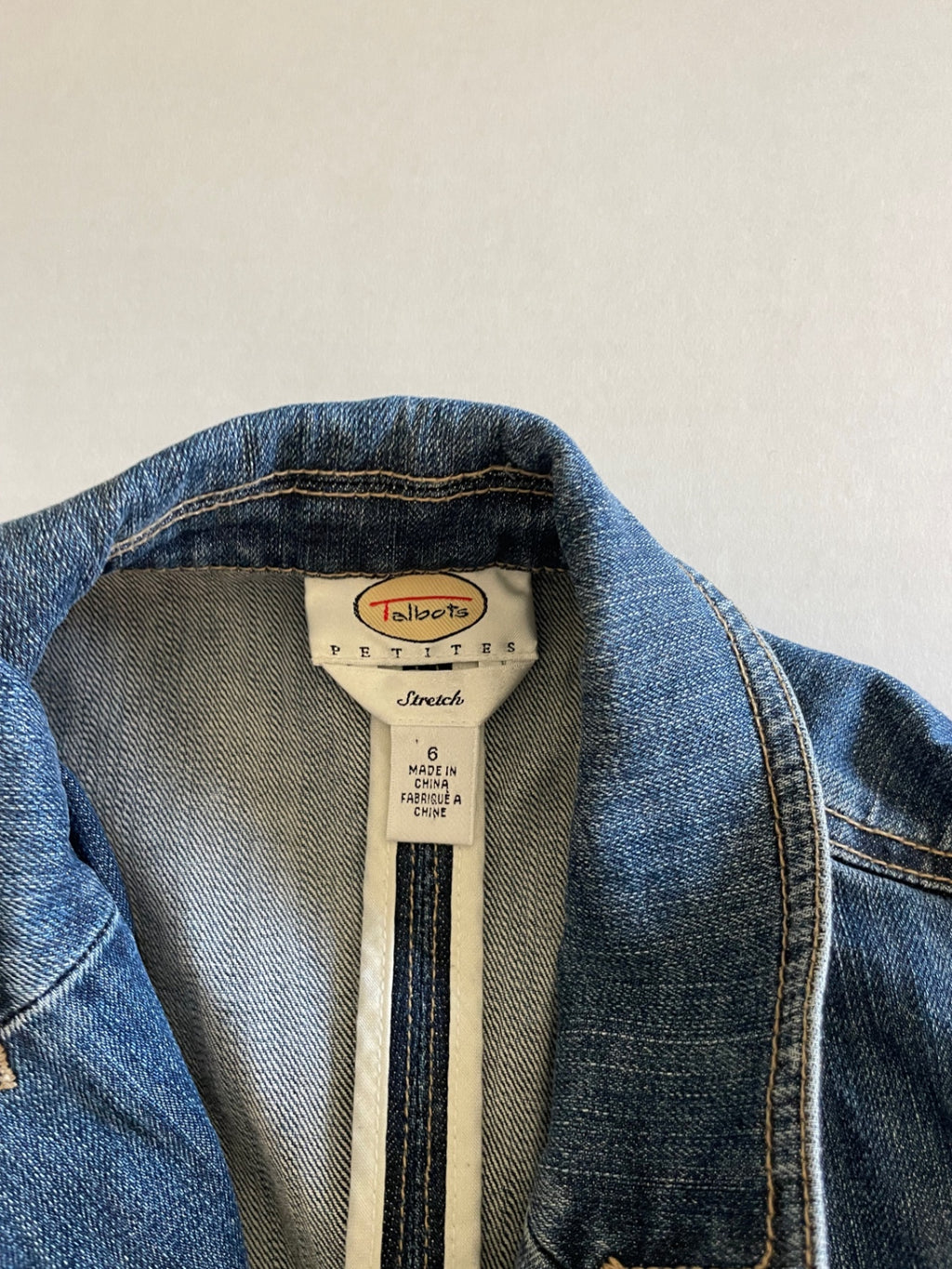 Talbots Jackets/Coats 6 Blue Denim