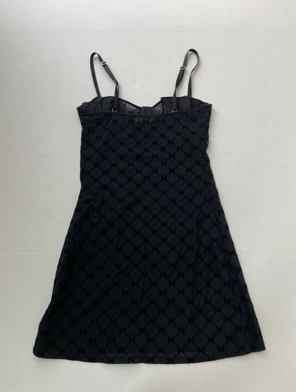 Meshki Dresses/Rompers Small Black Mesh with a printed monogram